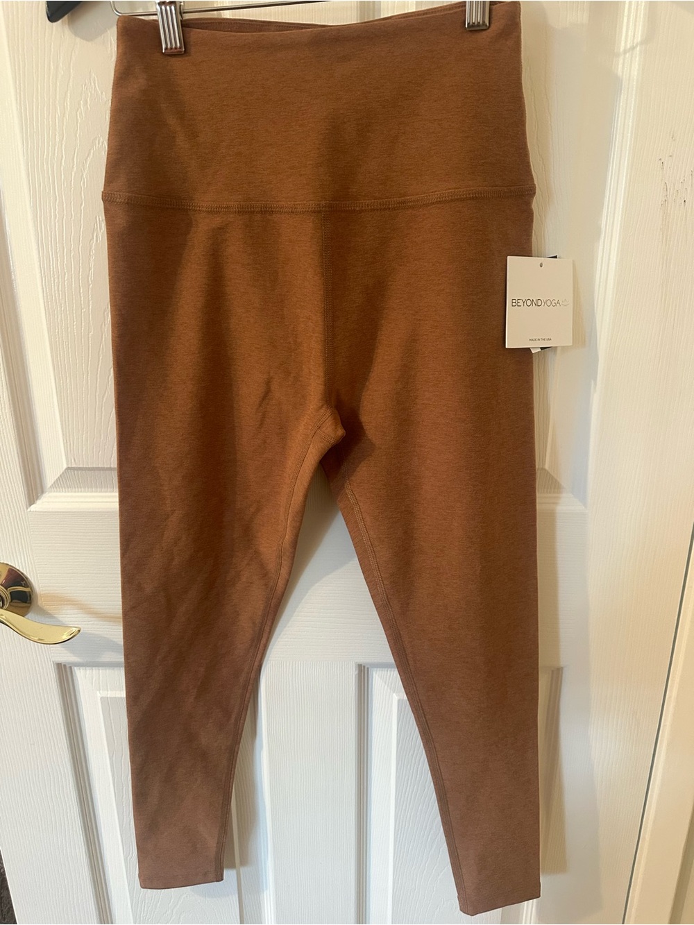 Beyond Yoga Brown High-Rise Leggings